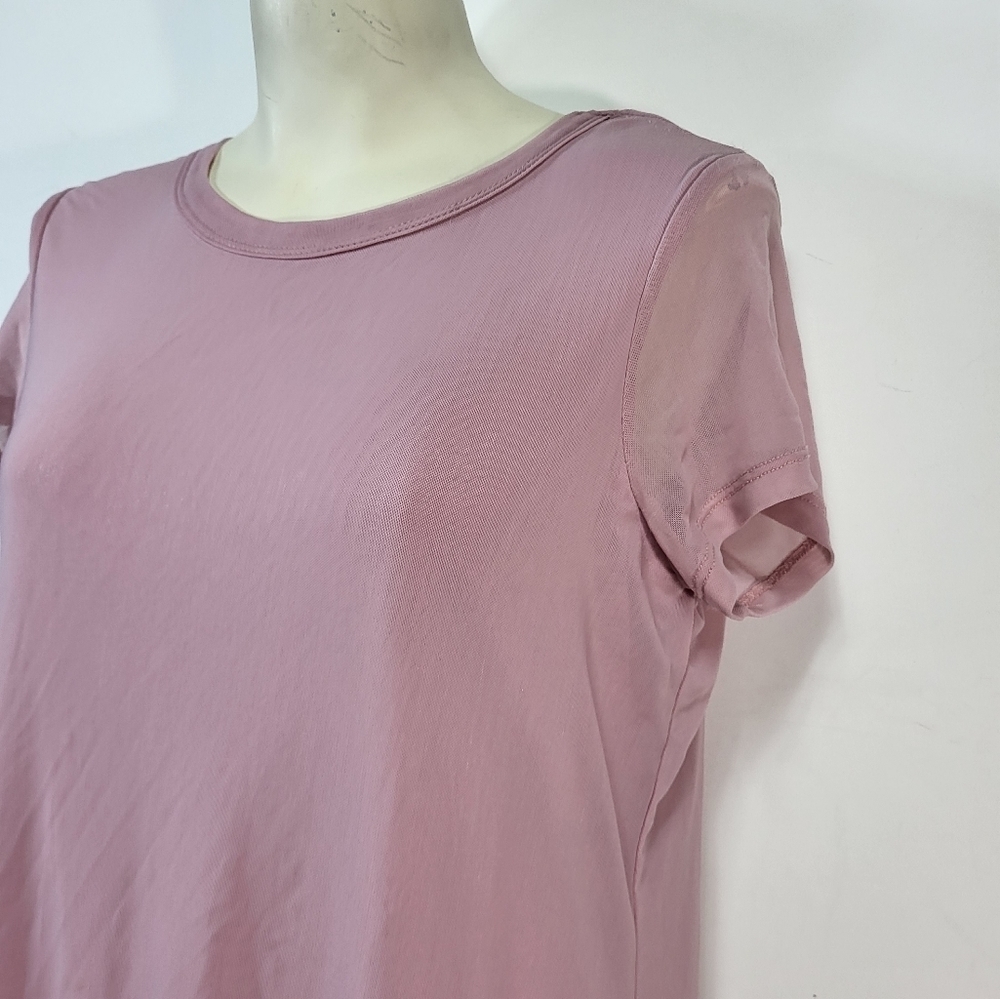 No Comment Pink Short Sleeve Ruffle Dress - Picture 4 of 9
